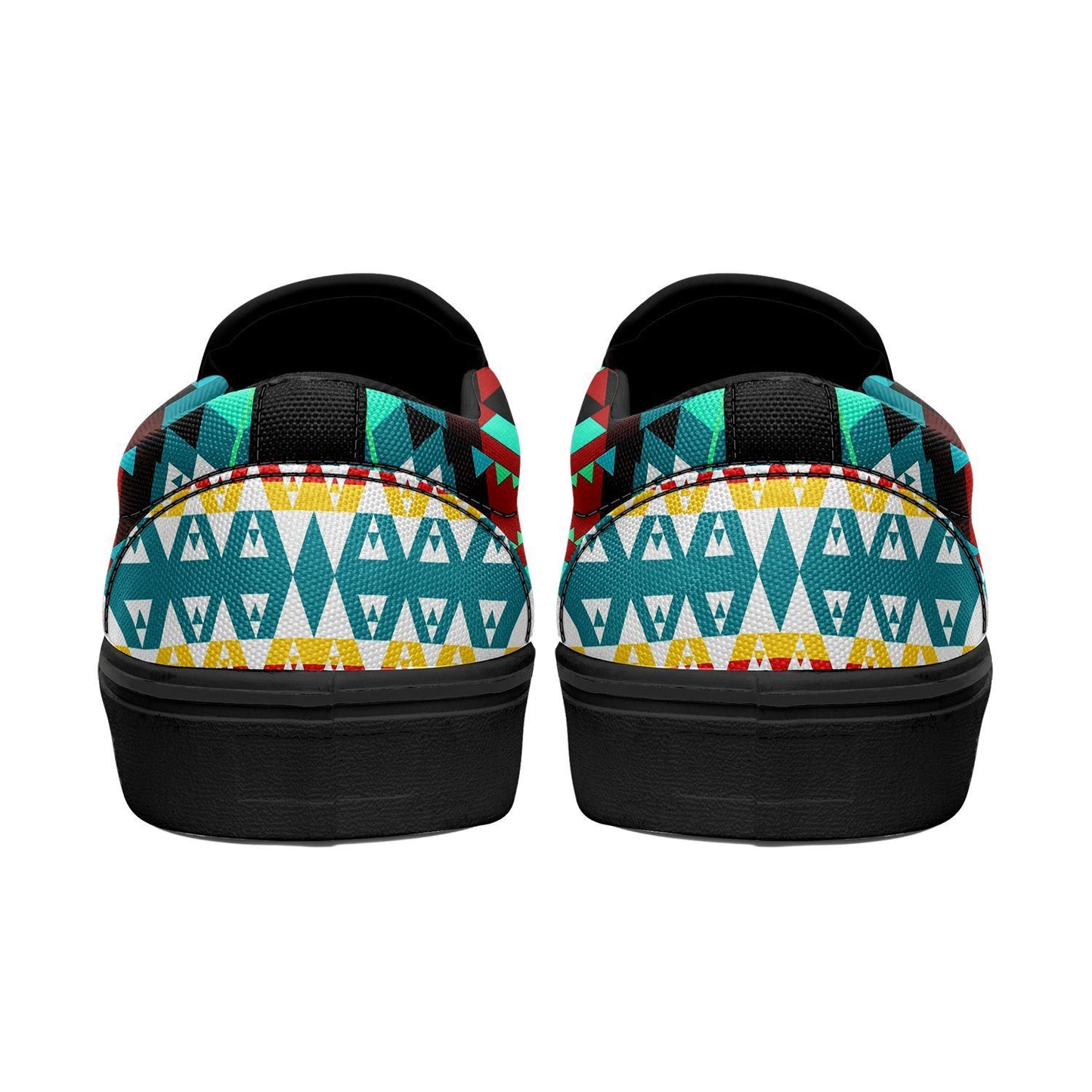 Writing on Stone Wheel Otoyimm Kid's Canvas Slip On Shoes 49 Dzine 