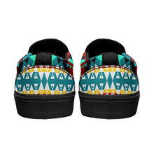 Load image into Gallery viewer, Writing on Stone Wheel Otoyimm Kid&#39;s Canvas Slip On Shoes 49 Dzine 
