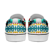 Load image into Gallery viewer, Writing on Stone Wheel Otoyimm Kid&#39;s Canvas Slip On Shoes 49 Dzine 
