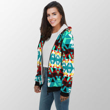 Load image into Gallery viewer, Writing on Stone Wheel Sherpa Hoodie 49 Dzine 
