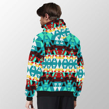 Load image into Gallery viewer, Writing on Stone Wheel Sherpa Hoodie 49 Dzine 
