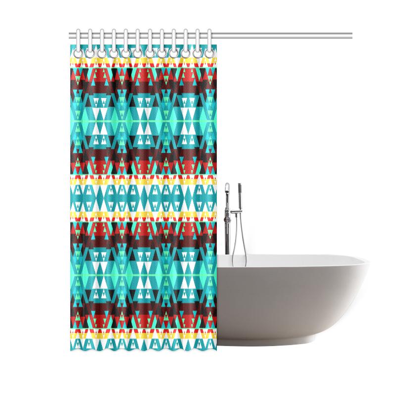 Writing on Stone Wheel Shower Curtain 60"x72" Shower Curtain 60"x72" e-joyer 