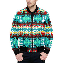 Load image into Gallery viewer, Writing on Stone Wheel Unisex Heavy Bomber Jacket with Quilted Lining All Over Print Quilted Jacket for Men (H33) e-joyer 
