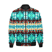 Load image into Gallery viewer, Writing on Stone Wheel Unisex Heavy Bomber Jacket with Quilted Lining All Over Print Quilted Jacket for Men (H33) e-joyer 
