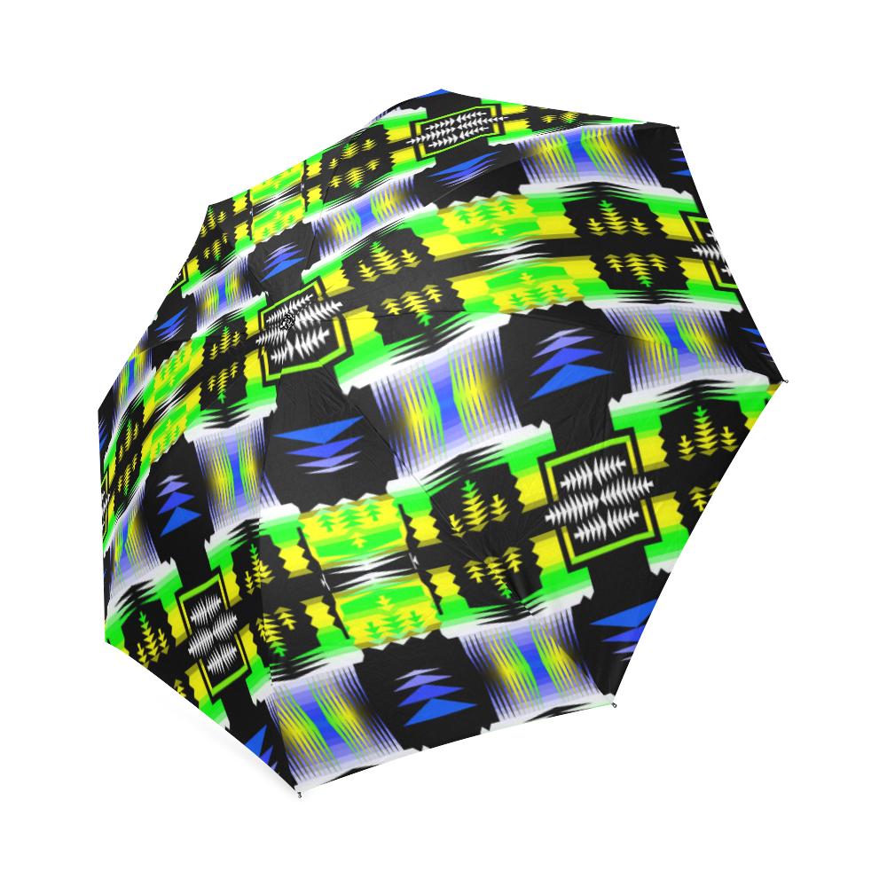 Yellow Sage Foldable Umbrella by 49 Dzine