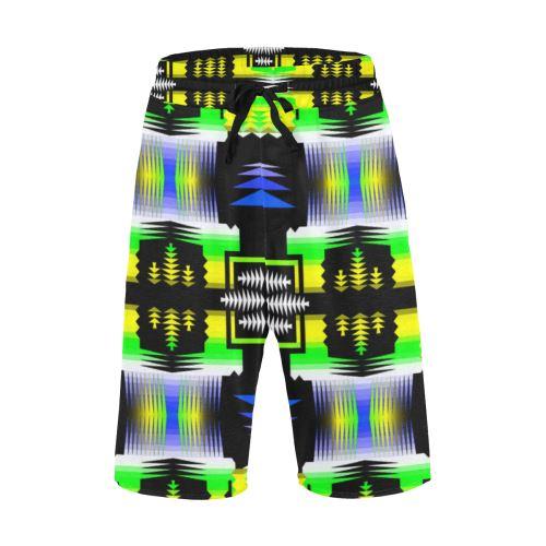 Yellow Sage Men's All Over Print Casual Shorts (Model L23) Men's Casual Shorts (L23) e-joyer 