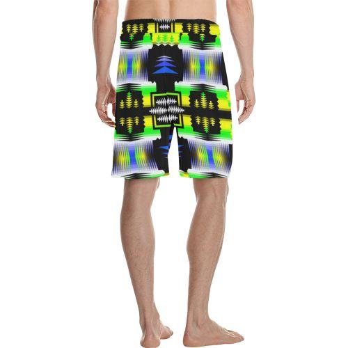 Yellow Sage Men's All Over Print Casual Shorts (Model L23) Men's Casual Shorts (L23) e-joyer 