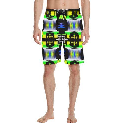 Yellow Sage Men's All Over Print Casual Shorts (Model L23) Men's Casual Shorts (L23) e-joyer 