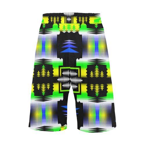 Yellow Sage Men's All Over Print Casual Shorts (Model L23) Men's Casual Shorts (L23) e-joyer 