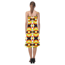 Load image into Gallery viewer, Yellow Winter Camp Alcestis Slip Dress (Model D05) Alcestis Slip Dress (D05) e-joyer 
