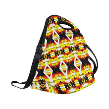 Load image into Gallery viewer, Yellow Winter Camp Neoprene Lunch Bag/Large (Model 1669) Neoprene Lunch Bag/Large (1669) e-joyer 
