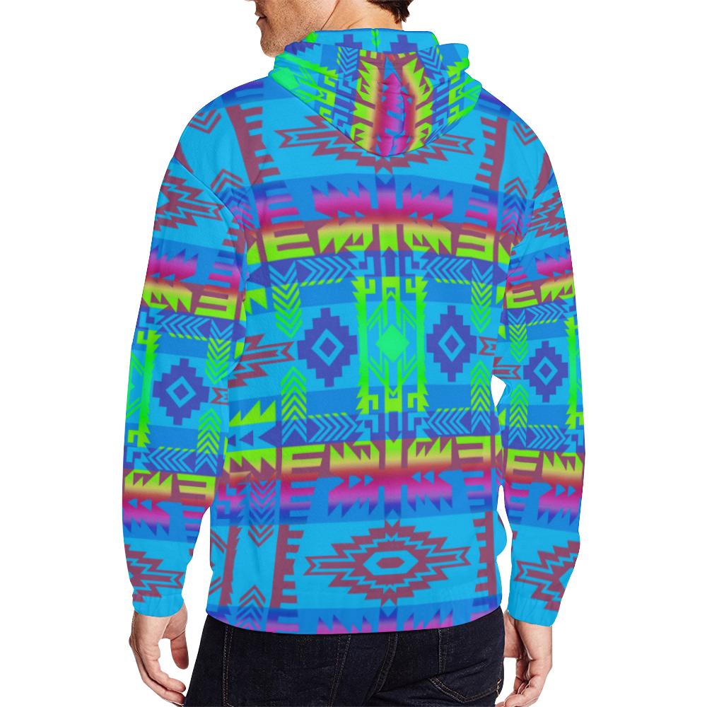 Young Journey All Over Print Full Zip Hoodie for Men (Model H14) All Over Print Full Zip Hoodie for Men (H14) e-joyer 